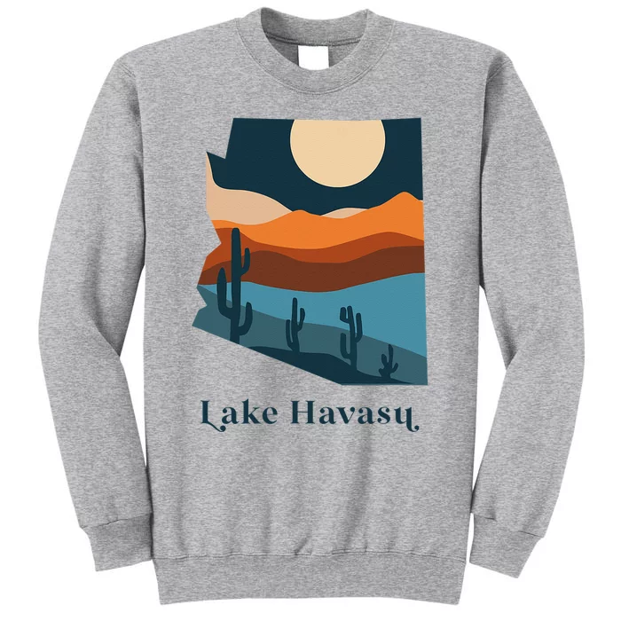 Lake Havasu Arizona Desert Style Boho AZ Landscape Tall Sweatshirt