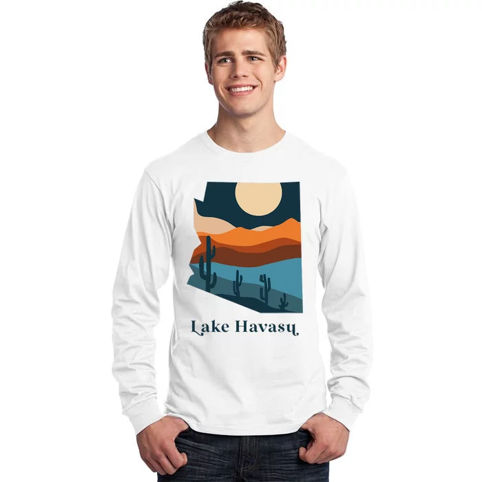 Lake Havasu Arizona Desert Style Boho AZ Landscape Tall Long Sleeve T-Shirt