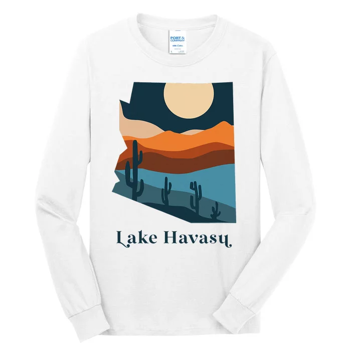 Lake Havasu Arizona Desert Style Boho AZ Landscape Tall Long Sleeve T-Shirt