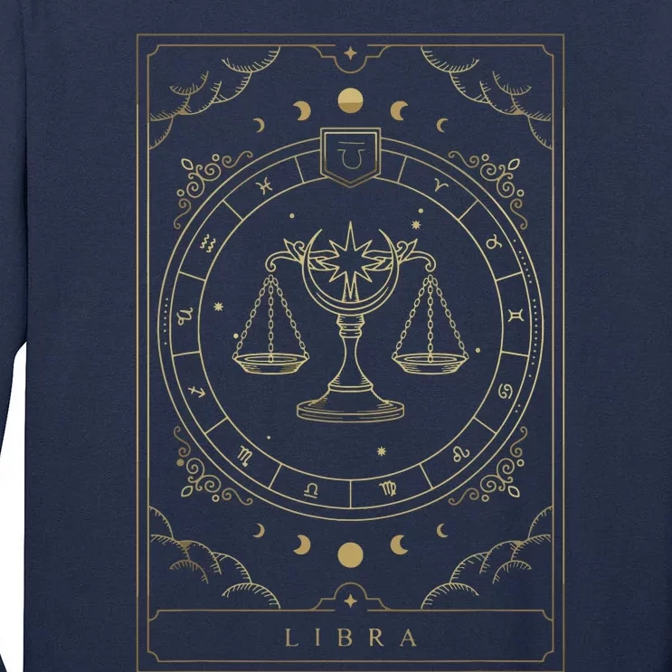 Libra Horoscope And Zodiac Symbol Tall Long Sleeve T-Shirt