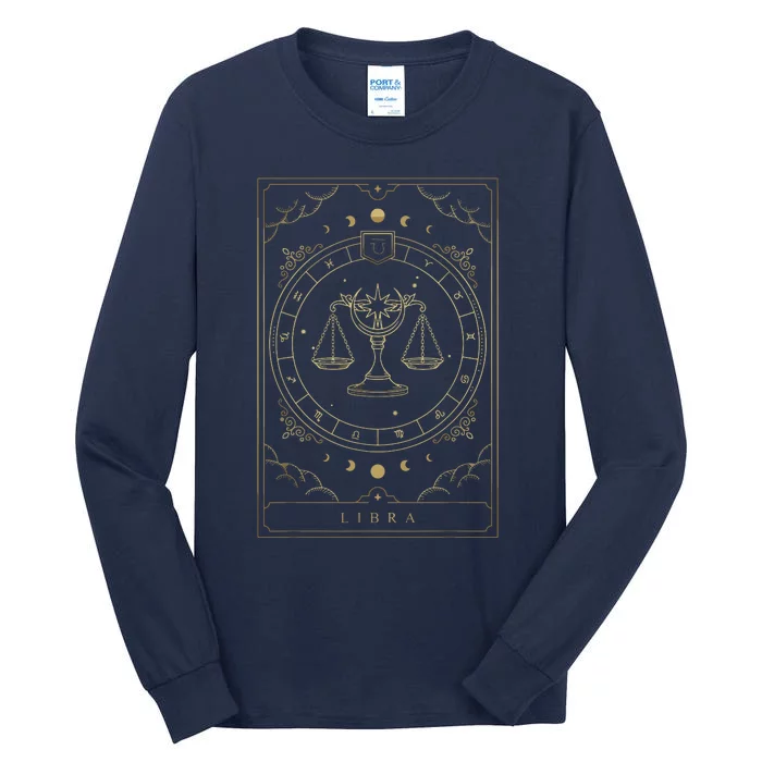 Libra Horoscope And Zodiac Symbol Tall Long Sleeve T-Shirt