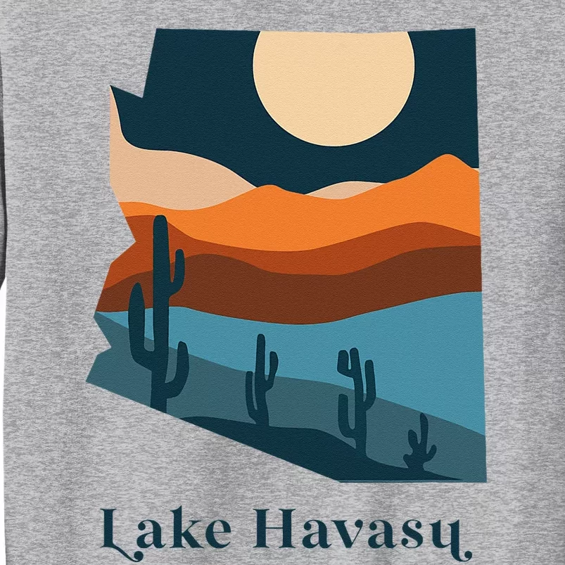 Lake Havasu Arizona Desert Style Boho AZ Landscape Tall Sweatshirt