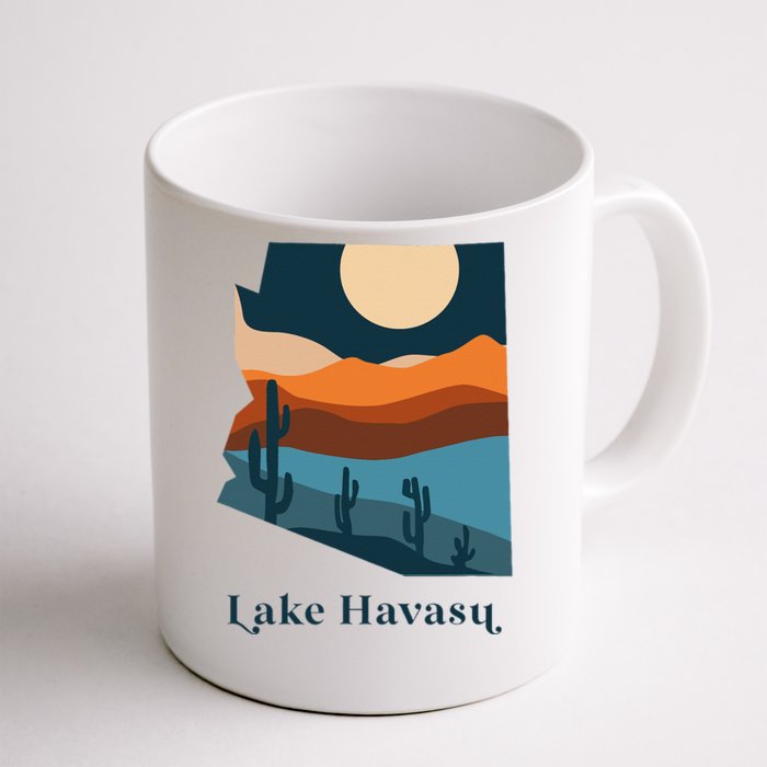 Lake Havasu Arizona Desert Style Boho AZ Landscape Front & Back Coffee Mug