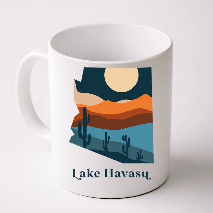 Lake Havasu Arizona Desert Style Boho AZ Landscape Front & Back Coffee Mug