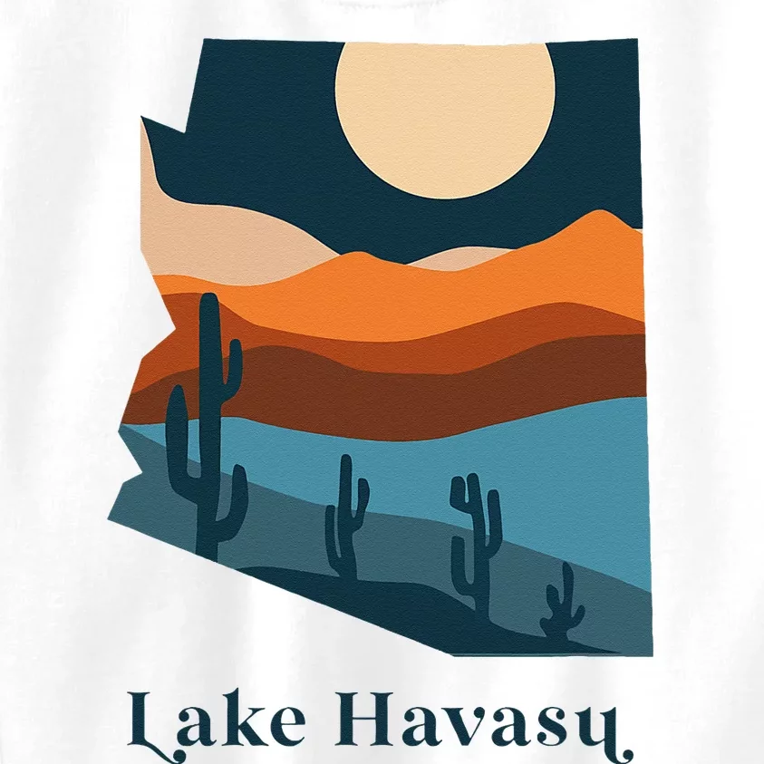 Lake Havasu Arizona Desert Style Boho AZ Landscape Kids Sweatshirt