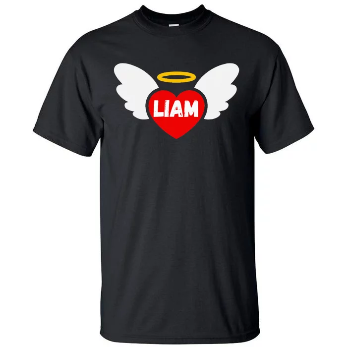 Liam Heart Angel Wings Love Tall T-Shirt