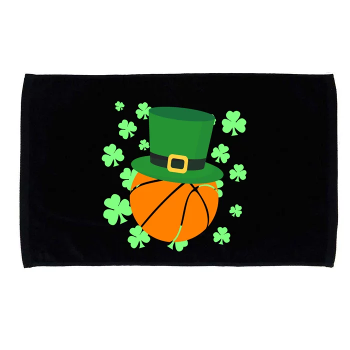 Leprechaun Hat Basketball St Patricks Day Meaningful Gift Microfiber Hand Towel