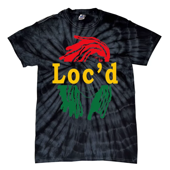 LocD Hair Black Woman Melanin Girl Juneteenth Tie-Dye T-Shirt