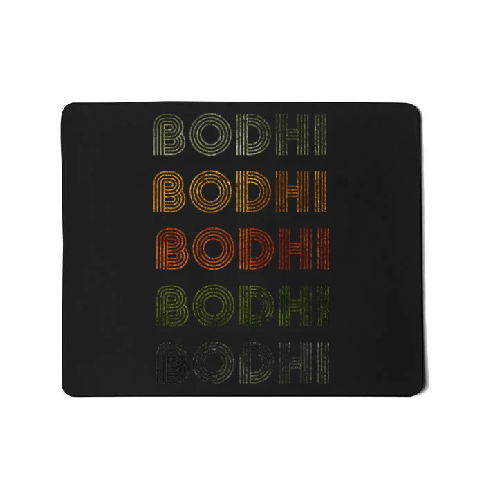 Love Heart Bodhi Grungevintage Style Black Bodhi Mousepad