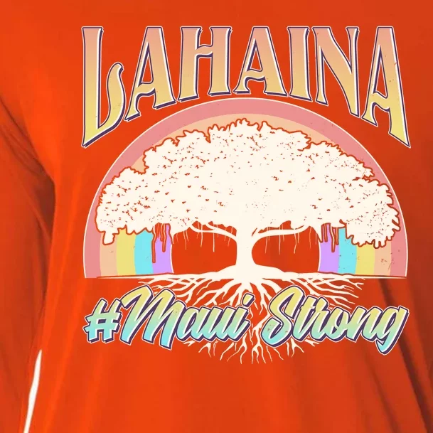 Lahaina Hawaii Banyan Tree #Maui Strong Cooling Performance Long Sleeve Crew