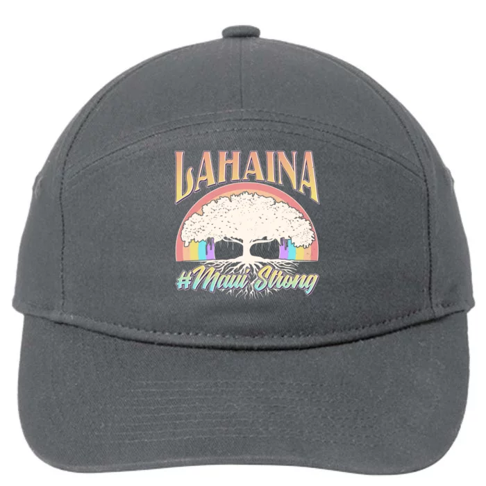 Lahaina Hawaii Banyan Tree #Maui Strong 7-Panel Snapback Hat