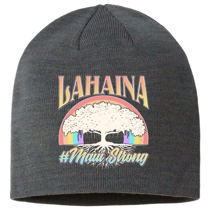 Lahaina Hawaii Banyan Tree #Maui Strong 8 1/2in Sustainable Knit Beanie