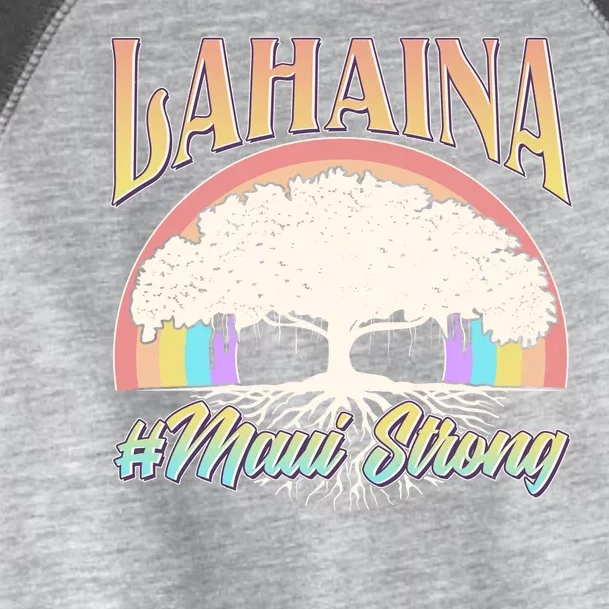 Lahaina Hawaii Banyan Tree #Maui Strong Toddler Fine Jersey T-Shirt