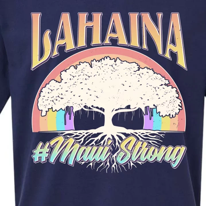 Lahaina Hawaii Banyan Tree #Maui Strong Sueded Cloud Jersey T-Shirt