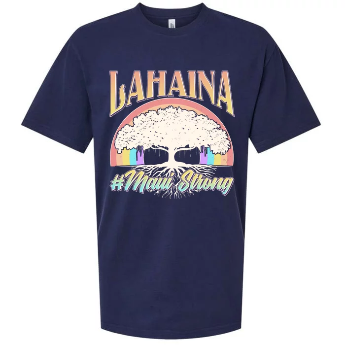 Lahaina Hawaii Banyan Tree #Maui Strong Sueded Cloud Jersey T-Shirt