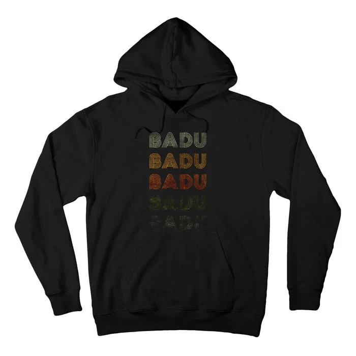 Love Heart Badu Grunge Vintage Style Black Badu Tall Hoodie