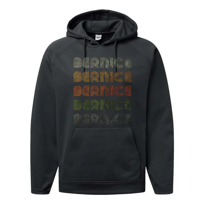 Love Heart Bernice Grungevintage Style Black Bernice Performance Fleece Hoodie