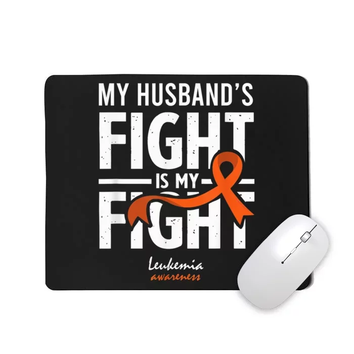 Leukemia Husband Blood Cancer Support Wife Mousepad