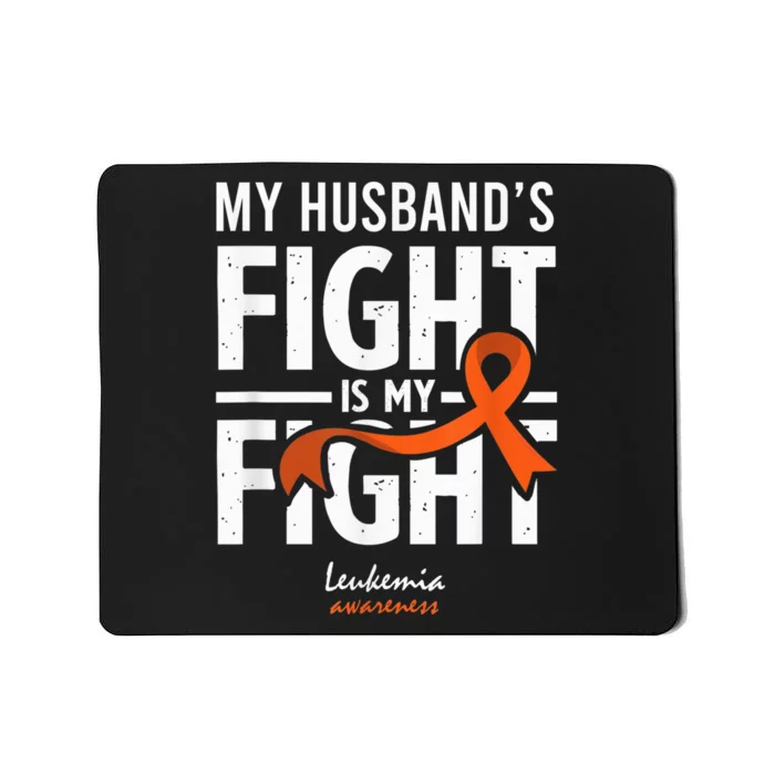 Leukemia Husband Blood Cancer Support Wife Mousepad