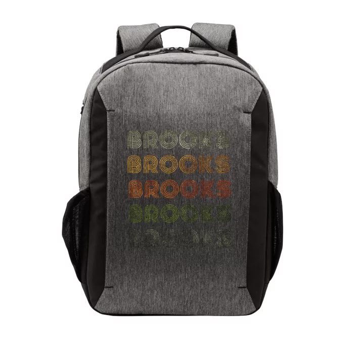 Love Heart Brooks Grungevintage Style Black Brooks Vector Backpack