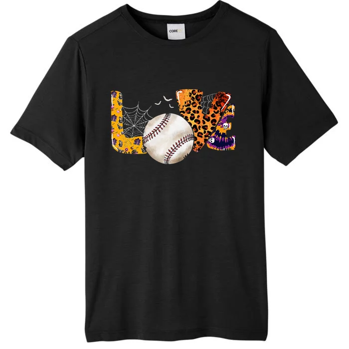 Leopard Halloween Baseball Tie Dye for Baseball Fans ChromaSoft Performance T-Shirt