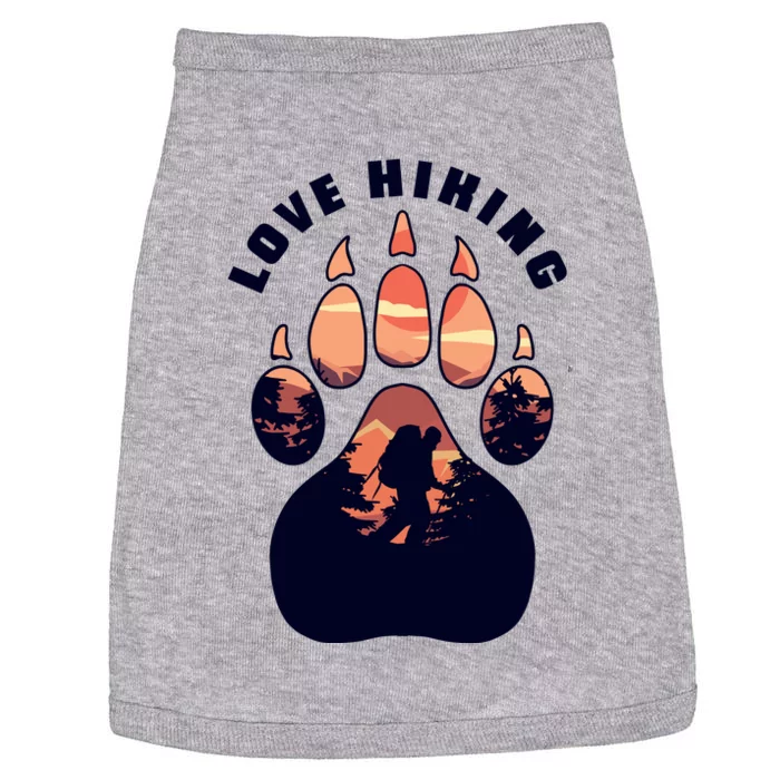 Love Hiking Bear Paw Doggie Tank