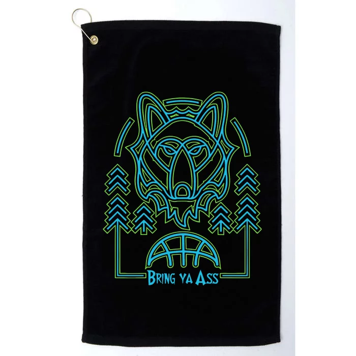 Limited Headflyer Brewing Bring Ya Ass Platinum Collection Golf Towel