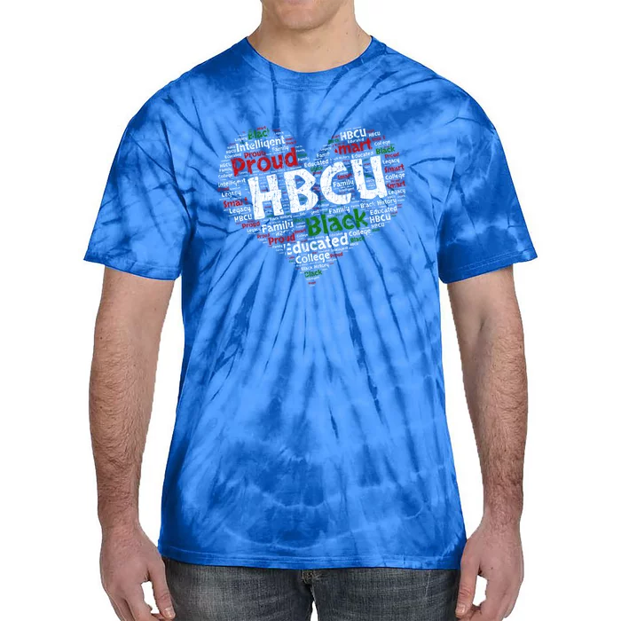 Love Hbcu Black And Educated Gift For Grads And Alumni Tie-Dye T-Shirt