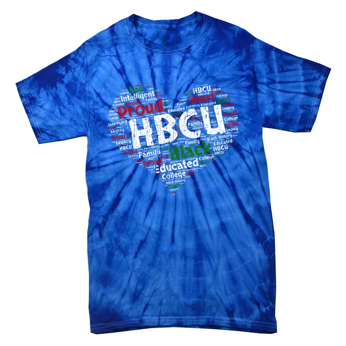 Love Hbcu Black And Educated Gift For Grads And Alumni Tie-Dye T-Shirt