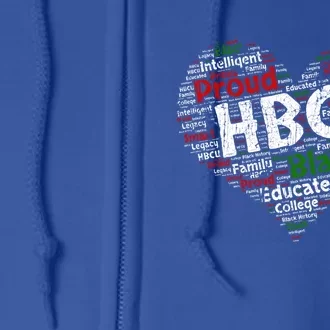 Love Hbcu Black And Educated Gift For Grads And Alumni Full Zip Hoodie