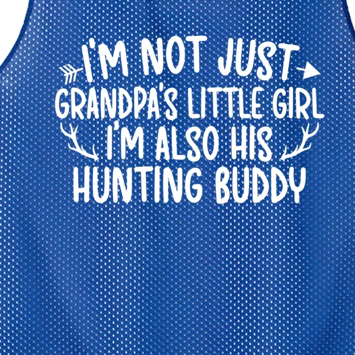 Little Hunting Buddy Granddaughter Hunting Buddies Cute Gift Mesh Reversible Basketball Jersey Tank