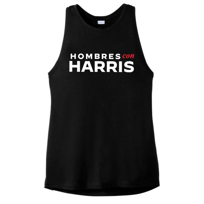 L Hombres Con Harris Ladies Tri-Blend Wicking Tank