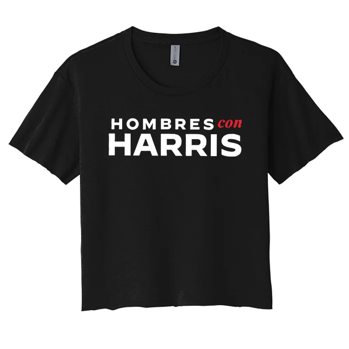 L Hombres Con Harris Women's Crop Top Tee