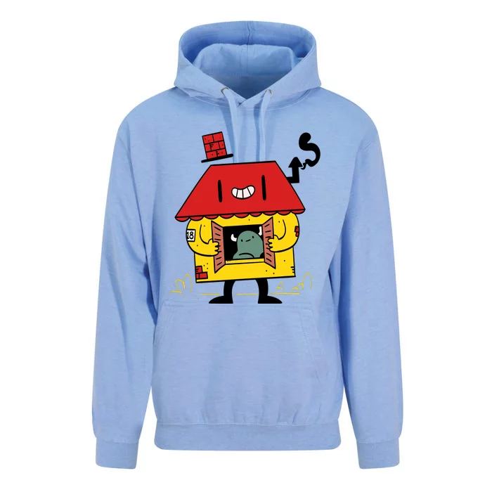 Little House Cute Monster House Unisex Surf Hoodie