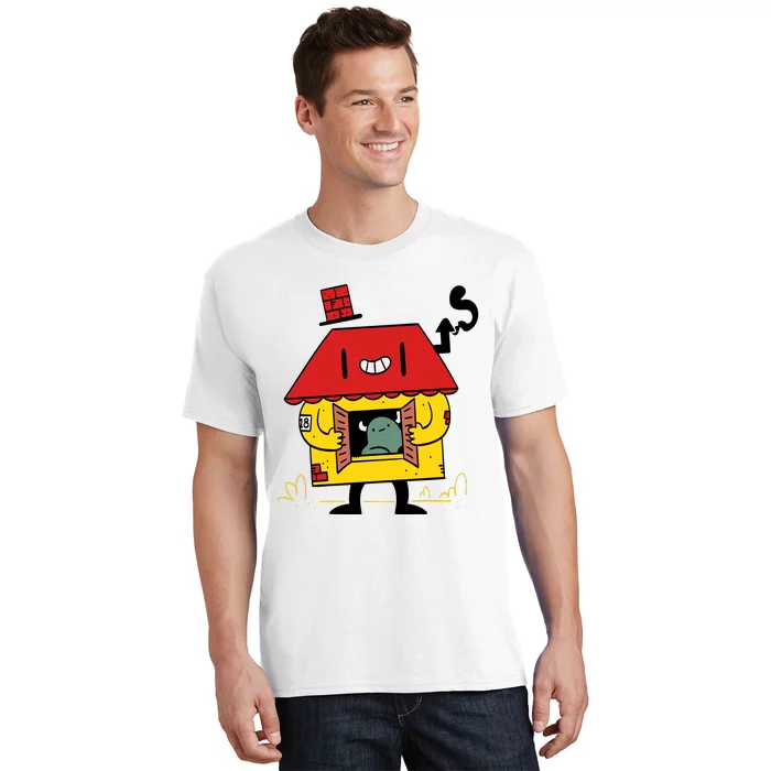 Little House Cute Monster House T-Shirt