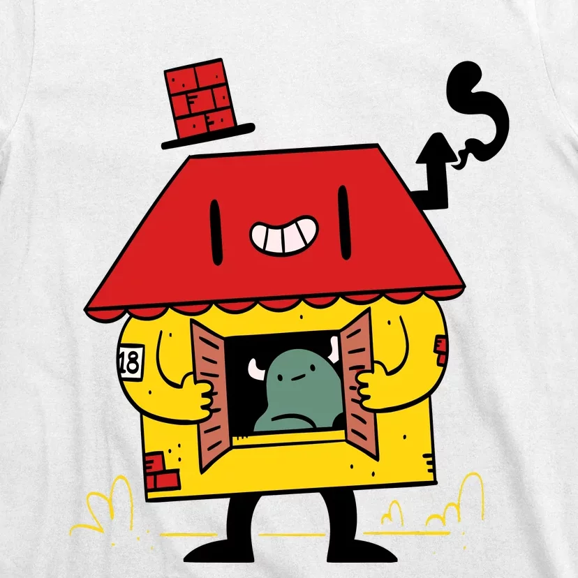 Little House Cute Monster House T-Shirt