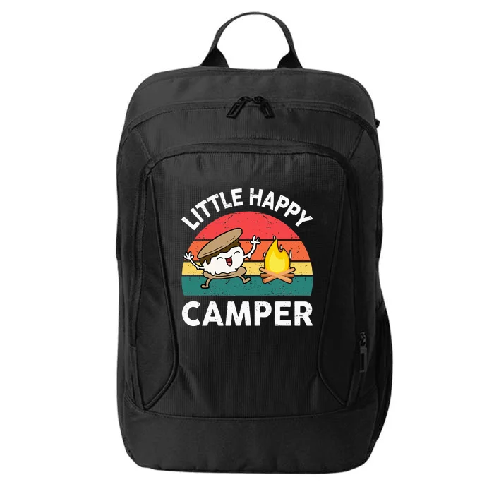 Little Happy Camper Funny Smore Camping City Backpack