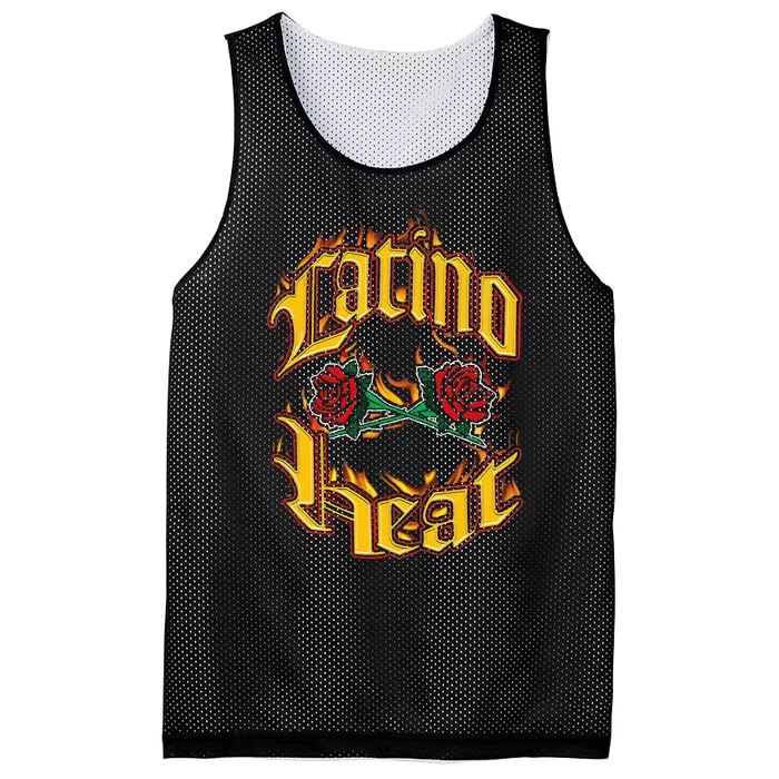 Latino Heat Can You Stand The Heat Mesh Reversible Basketball Jersey Tank