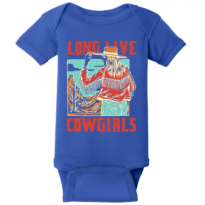 Live Howdy Cowgirls Western Country Baby Bodysuit