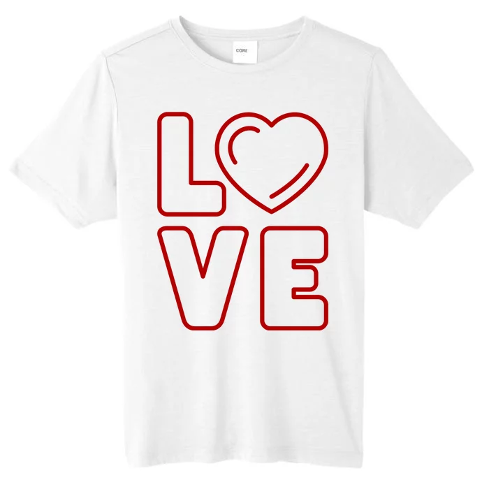 Love Heart Cute Romantic Gift ChromaSoft Performance T-Shirt