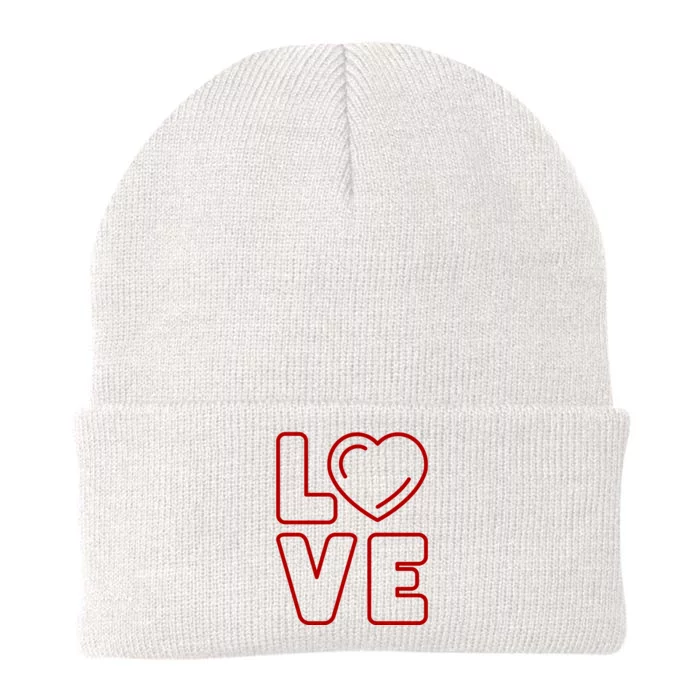 Love Heart Cute Romantic Gift Knit Cap Winter Beanie