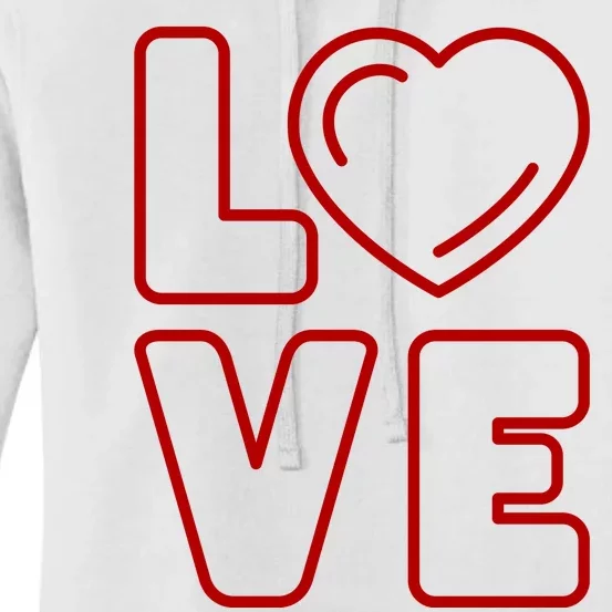 Love Heart Cute Romantic Gift Women's Pullover Hoodie