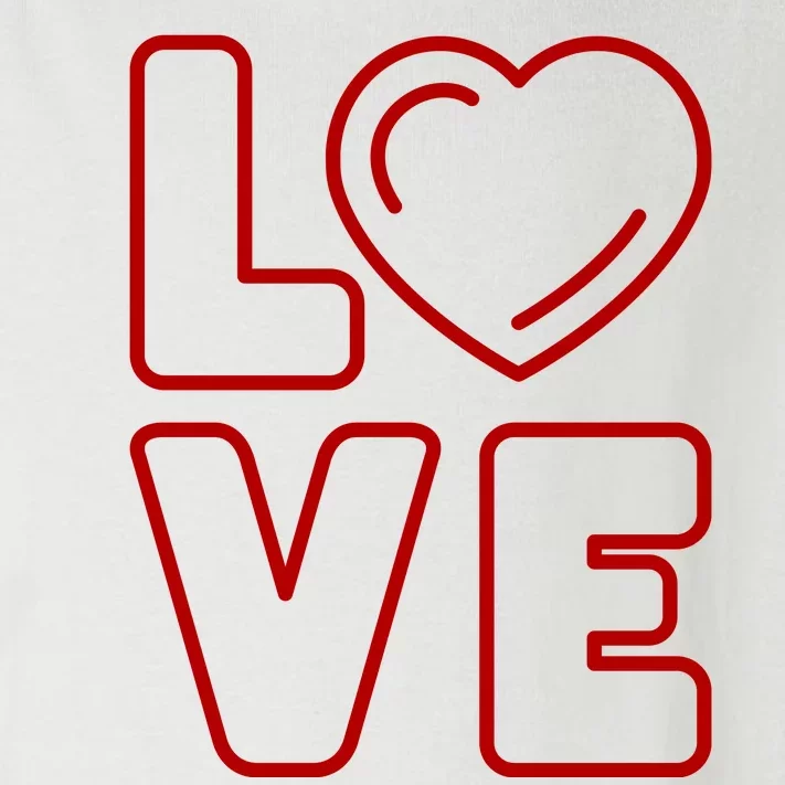 Love Heart Cute Romantic Gift Toddler Long Sleeve Shirt