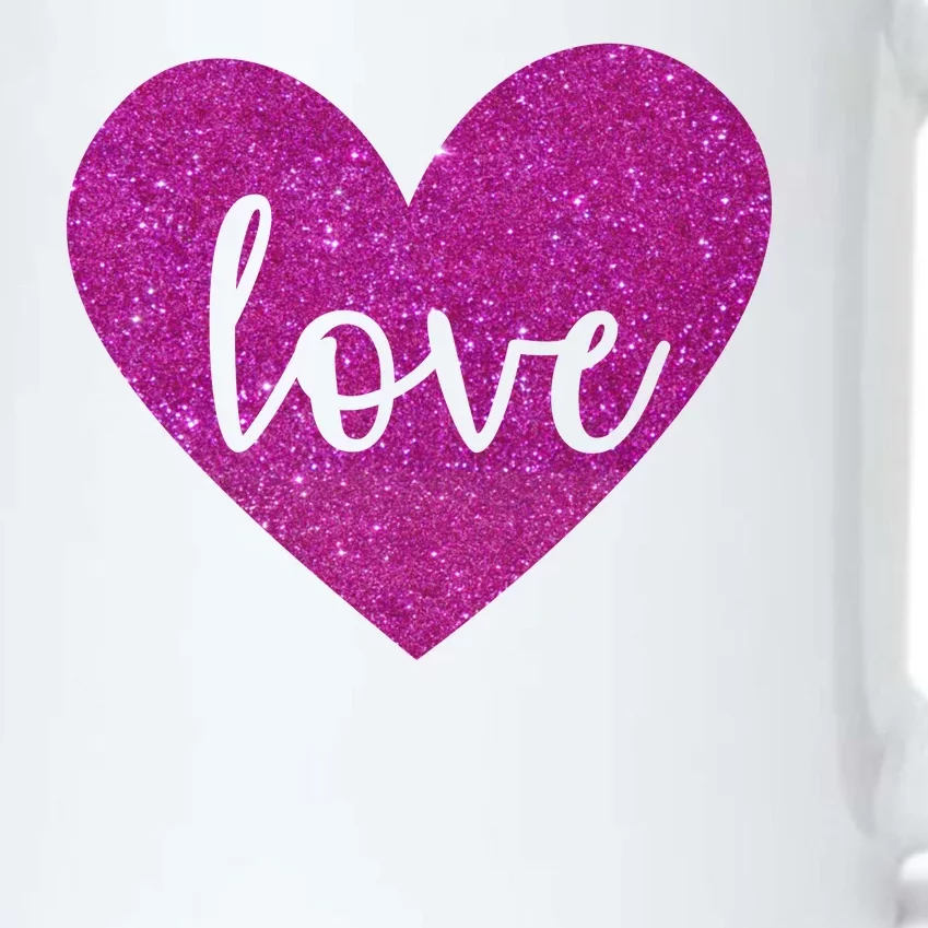 Love Heart Cute Valentine Black Color Changing Mug