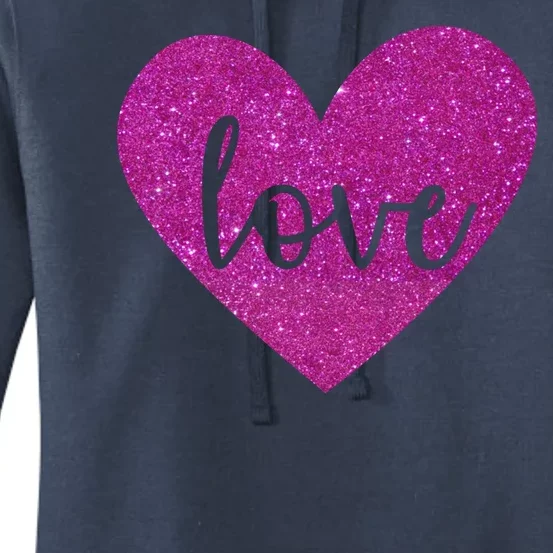 Love Heart Cute Valentine Women's Pullover Hoodie