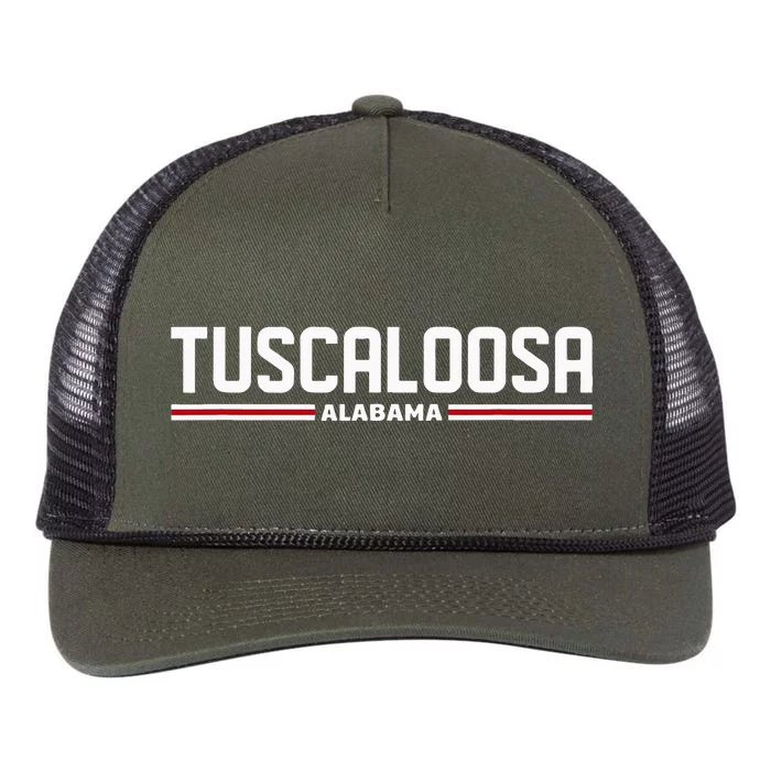 Loving Home City Tuscaloosa Alabama Retro Rope Trucker Hat Cap