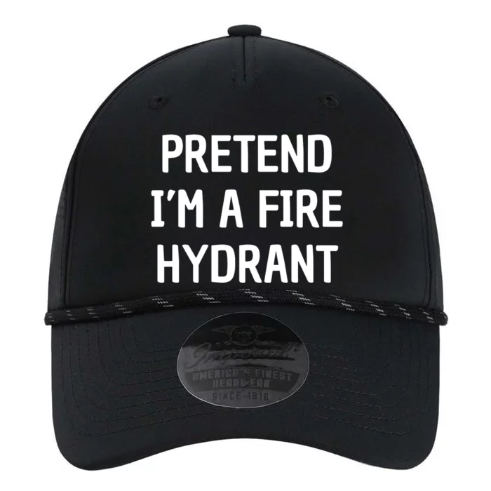 Lazy Halloween Costume Shirt Gift Pretend I'm A Fire Hydrant Performance The Dyno Cap