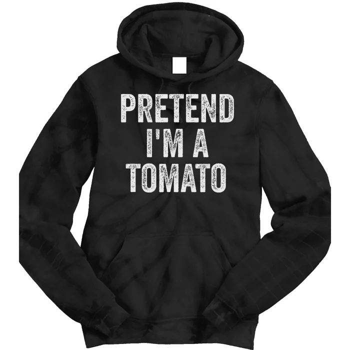 Lazy Halloween Costume Gift Pretend Im A Tomato Tie Dye Hoodie