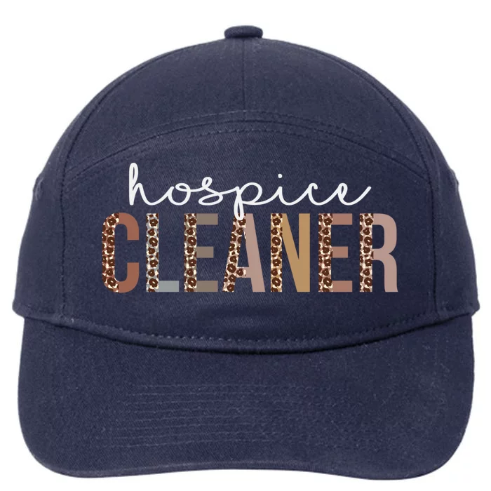 Leopard Hospital Cleaner Appreciation Healthcare Workers Gift 7-Panel Snapback Hat