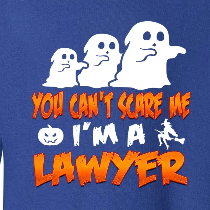 Lawyer Halloween Costume Meaningful Gift You Cant Scare Me Im A Lawyer Gift Toddler Sweatshirt